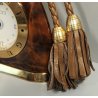 Gucci OROLOGIO TAVOLO quartz SVEGLIA VIAGGIO RADICA ORO vintage BOX GREEN
