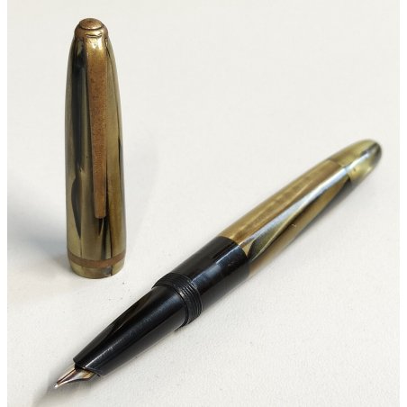 ANTICA PENNA STILOGRAFICA Verbana ANNI 40 celluloide marmorizzata FOUNTAIN PEN