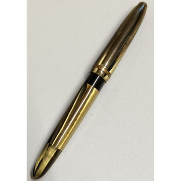 ANTICA PENNA STILOGRAFICA Verbana ANNI 40 celluloide marmorizzata FOUNTAIN PEN