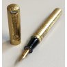 ANTICA PENNA STILOGRAFICA stile Trench Art EPOCA 1900 cesellata OLD FOUNTAIN PEN