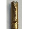 ANTICA PENNA STILOGRAFICA stile Trench Art EPOCA 1900 cesellata OLD FOUNTAIN PEN