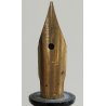 ANTICA PENNA STILOGRAFICA stile Trench Art EPOCA 1900 cesellata OLD FOUNTAIN PEN