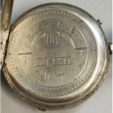 ANTICO OROLOGIO TASCA epoca 1900 ARGENTO 800 Remontoir Cylindre OLD POCKET WATCH