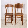 ANTICA COPPIA SEDIE OSTERIA HORGEN GLARUS ANNI 40/50 PAIR OF CHAIRS VINTAGE OLD