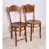 ANTICA COPPIA SEDIE OSTERIA HORGEN GLARUS ANNI 40/50 PAIR OF CHAIRS VINTAGE OLD