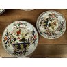 ANTICO SERVIZIO PIATTI 12 pers MAIOLICA Antica Faenza COMPLETO DECORO GAROFANO