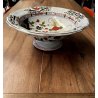 ANTICO SERVIZIO PIATTI 12 pers MAIOLICA Antica Faenza COMPLETO DECORO GAROFANO