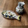 ANTICO SERVIZIO PIATTI 12 pers MAIOLICA Antica Faenza COMPLETO DECORO GAROFANO