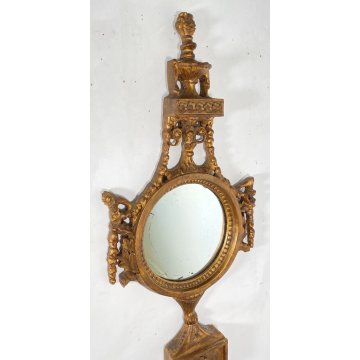 ANTICA RARA SPECCHIERA LEGNO DORATO PRIMI 1900 LIBERTY SPECCHIO CLASSICO EPOCA