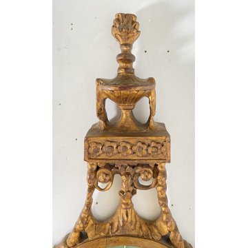 ANTICA RARA SPECCHIERA LEGNO DORATO PRIMI 1900 LIBERTY SPECCHIO CLASSICO EPOCA