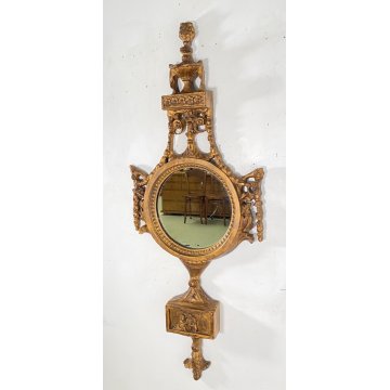 ANTICA RARA SPECCHIERA LEGNO DORATO PRIMI 1900 LIBERTY SPECCHIO CLASSICO EPOCA