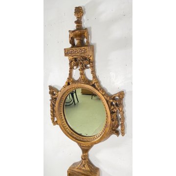 ANTICA RARA SPECCHIERA LEGNO DORATO PRIMI 1900 LIBERTY SPECCHIO CLASSICO EPOCA
