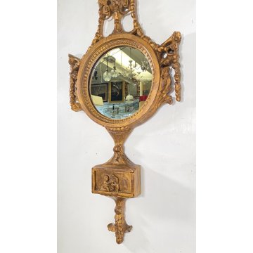 ANTICA RARA SPECCHIERA LEGNO DORATO PRIMI 1900 LIBERTY SPECCHIO CLASSICO EPOCA