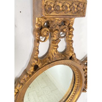 ANTICA RARA SPECCHIERA LEGNO DORATO PRIMI 1900 LIBERTY SPECCHIO CLASSICO EPOCA
