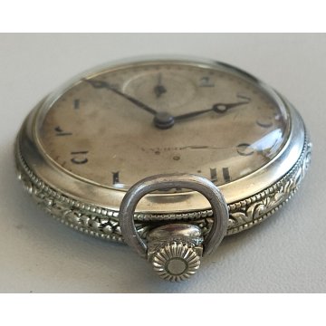 ANTICO OROLOGIO TASCA Medana CATENA déco Swiss OLD POCKET WATCH montre de poche
