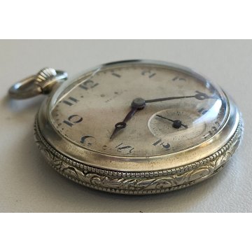 ANTICO OROLOGIO TASCA Medana CATENA déco Swiss OLD POCKET WATCH montre de poche
