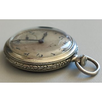 ANTICO OROLOGIO TASCA Medana CATENA déco Swiss OLD POCKET WATCH montre de poche