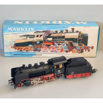 Marklin 3003 Locomotiva Vapore 24 058 scala H0 TRENINO Vintage BOX collezione DB