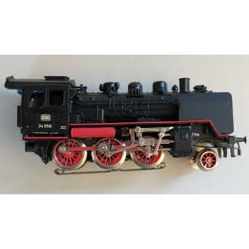 Marklin 3003 Locomotiva Vapore 24 058 scala H0 TRENINO Vintage BOX collezione DB