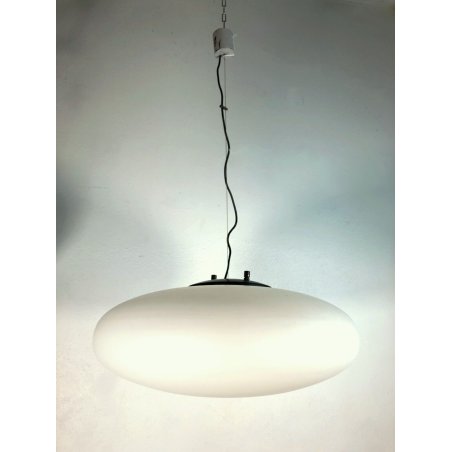 LAMPADARIO DESIGN SOFFITTO SOSPENSIONE STILNOVO UFO ELLITTICO GLOBO HANGING LAMP