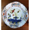 ANTICO SET PIATTI 7 pz. MAIOLICA Antica Faenza C.A.C.F. DECORO GAROFANO '900
