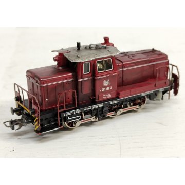 Fleischmann 4224 Locomotiva 261 199-3 DB scala H0 TRENINO Vintage BOX collezione