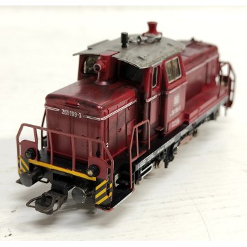 Fleischmann 4224 Locomotiva 261 199-3 DB scala H0 TRENINO Vintage BOX collezione