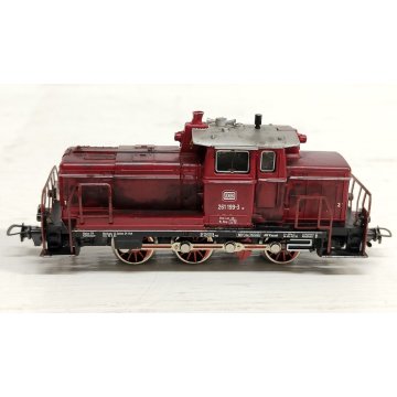 Fleischmann 4224 Locomotiva 261 199-3 DB scala H0 TRENINO Vintage BOX collezione