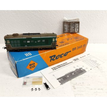 Roco 43445 Locomotiva Diesel BR 345 FS scala H0 TRENINO Vintage BOX collezione