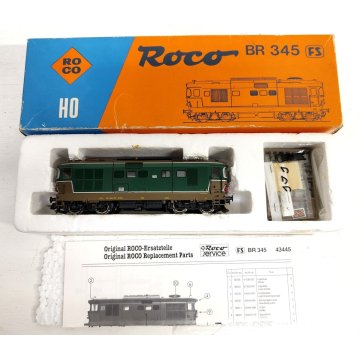 Roco 43445 Locomotiva Diesel BR 345 FS scala H0 TRENINO Vintage BOX collezione