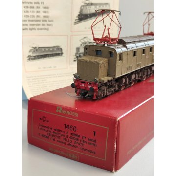 Rivarossi 1460 Locomotiva E 428066 FS 1° SERIE scala H0 TRENINO Vintage BOX toys
