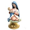 ANTICA SCULTURA CERAMICA Capodimonte FIGURA MADONNA BAMBINO GESU' RELIGIOSO '50s