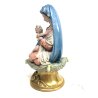 ANTICA SCULTURA CERAMICA Capodimonte FIGURA MADONNA BAMBINO GESU' RELIGIOSO '50s