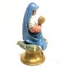 ANTICA SCULTURA CERAMICA Capodimonte FIGURA MADONNA BAMBINO GESU' RELIGIOSO '50s