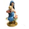 ANTICA SCULTURA CERAMICA Capodimonte FIGURA MADONNA BAMBINO GESU' RELIGIOSO '50s