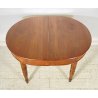 ANTICO TAVOLO PRANZO OVALE ALLUNGABILE LEGNO NOCE 1800 RONDE TABLE CASSETTI OLD