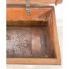 ANTICA PICCOLA CASSAPANCA LEGNO NOCE PANCA BAULE EPOCA 1800 NEOCLASSICA ROBUSTA