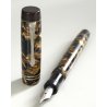 IMPERIAL Antica Penna Stilografica MARMORIZZATA 1940 FOUNTAIN PEN button filler