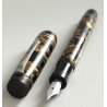 IMPERIAL Antica Penna Stilografica MARMORIZZATA 1940 FOUNTAIN PEN button filler