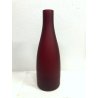 BOTTIGLIA VETRO SATINATO Murano Nason & C ROSSO RUBINO VINTAGE ø 12,5x38 cm/h