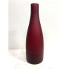 BOTTIGLIA VETRO SATINATO Murano Nason & C ROSSO RUBINO VINTAGE ø 12,5x38 cm/h