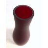 BOTTIGLIA VETRO SATINATO Murano Nason & C ROSSO RUBINO VINTAGE ø 12,5x38 cm/h