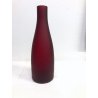 BOTTIGLIA VETRO SATINATO Murano Nason & C ROSSO RUBINO VINTAGE ø 12,5x38 cm/h
