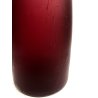 BOTTIGLIA VETRO SATINATO Murano Nason & C ROSSO RUBINO VINTAGE ø 12,5x38 cm/h