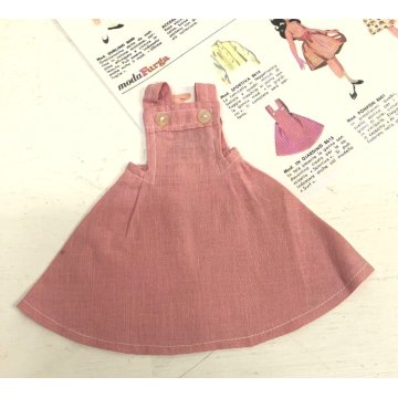 ORIGINALE ABITO Furga ALTA MODA 3 ESSE S Mod IN GIARDINO 8613 vestito rosa 1960