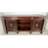 ANTICA CREDENZA IMPERO PRIMI 1900 LEGNO BRONZO DISPENSA ANTE CASSETTI SALOTTO