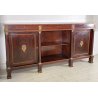 ANTICA CREDENZA IMPERO PRIMI 1900 LEGNO BRONZO DISPENSA ANTE CASSETTI SALOTTO