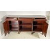 ANTICA CREDENZA IMPERO PRIMI 1900 LEGNO BRONZO DISPENSA ANTE CASSETTI SALOTTO