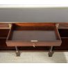 ANTICA CREDENZA IMPERO PRIMI 1900 LEGNO BRONZO DISPENSA ANTE CASSETTI SALOTTO