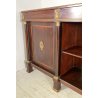 ANTICA CREDENZA IMPERO PRIMI 1900 LEGNO BRONZO DISPENSA ANTE CASSETTI SALOTTO
